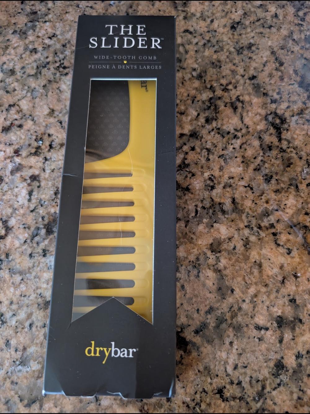 Drybar The Slider Wide-Tooth Comb in Yellow New